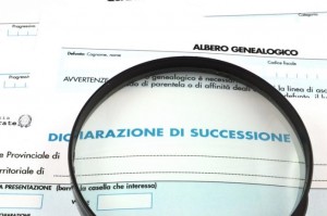 dichiarazione di successione